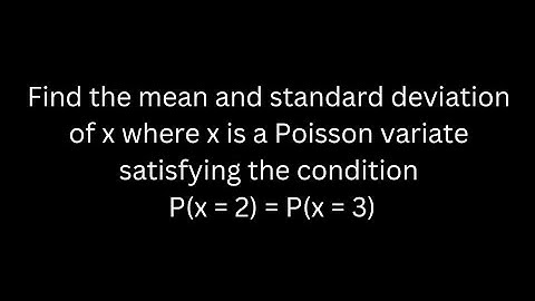 Probability Distributions - Poisson Distribution - An Example