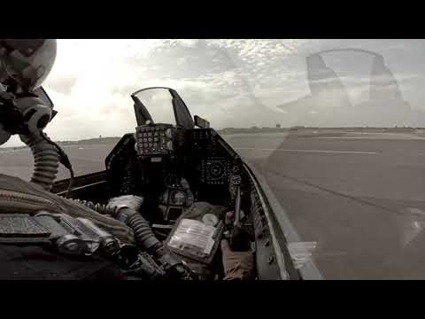 POV: you're about to take-off with the Belgian F-16 Solo Display 2022