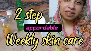 Weekly skin care routine for housewife | @madihalifestyle skincarevlog vlogger diyskincare vlog