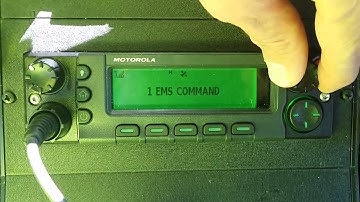 Motorola APX7500 zone switching