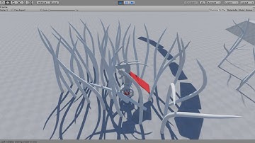 Working on procedural animation slithering like, adding physics