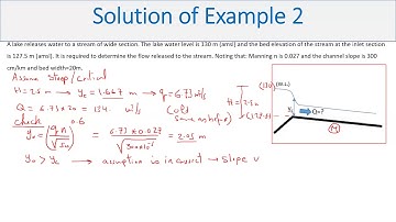 CE340-Lecture-Gradually Varied Flow-Part 7 (Q Problem Solved Examples)
