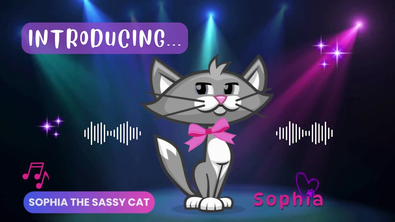 Introducing Sophia the Sassy Cat Music Video 🙀😻