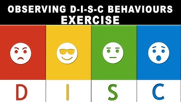 Observing the DISC Behavior Styles - [PART 12 - EXERCISE]