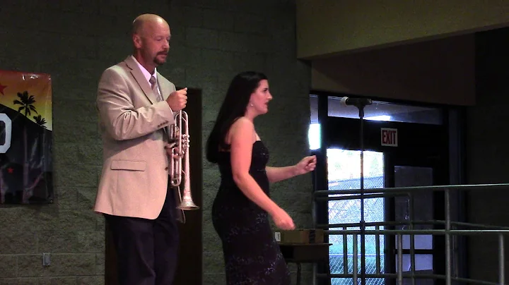 Chris Mauger (trumpet) and Michelle Kensley perfor...