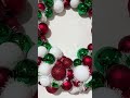 Raz 24" Red, Green, and White Ball Ornament Christmas Wreath W4516430