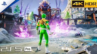 Fortnite (PS5 Pro) 4K 120FPS HDR Gameplay | Skin Green Ranger (Power Rangers)
