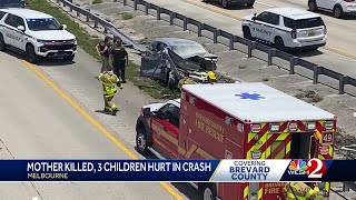 Mother of 3 killed in Brevard County crash with children in vehicle