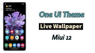 How to Get One Ui Theme with Live Wallpaper for Miui 12....🔥 screenshot 2