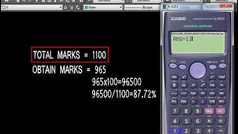 How to check Obtain Marks in Exam Percentage with Calculator Easy Way