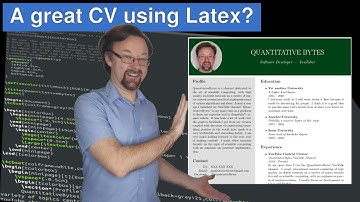 Make a great looking CV (or resume) using Latex