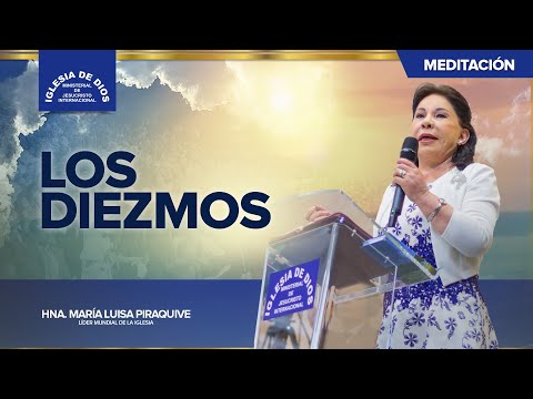 Los diezmos, Hna. María Luisa Piraquive, IDMJI
