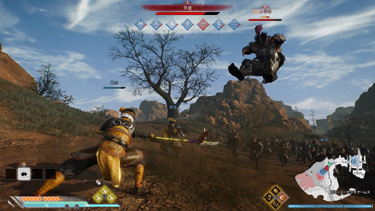 真・三國無雙 起源 你沒看錯 送頭三人組居然在圍毆華雄 汜水關之戰 無敗走 無道具