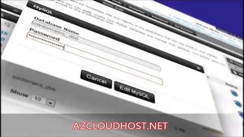 Hepsia Control Panel - Database Manager by Azcloudhost.net