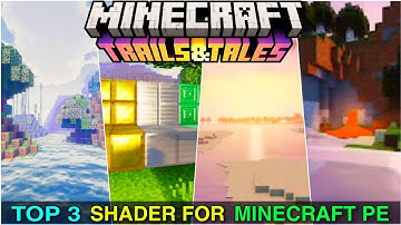 Top 3 Best Shaders For Minecraft Pe 1.19 Render Dragon || Shaders For Mcpe Minecraft Pe | 2023