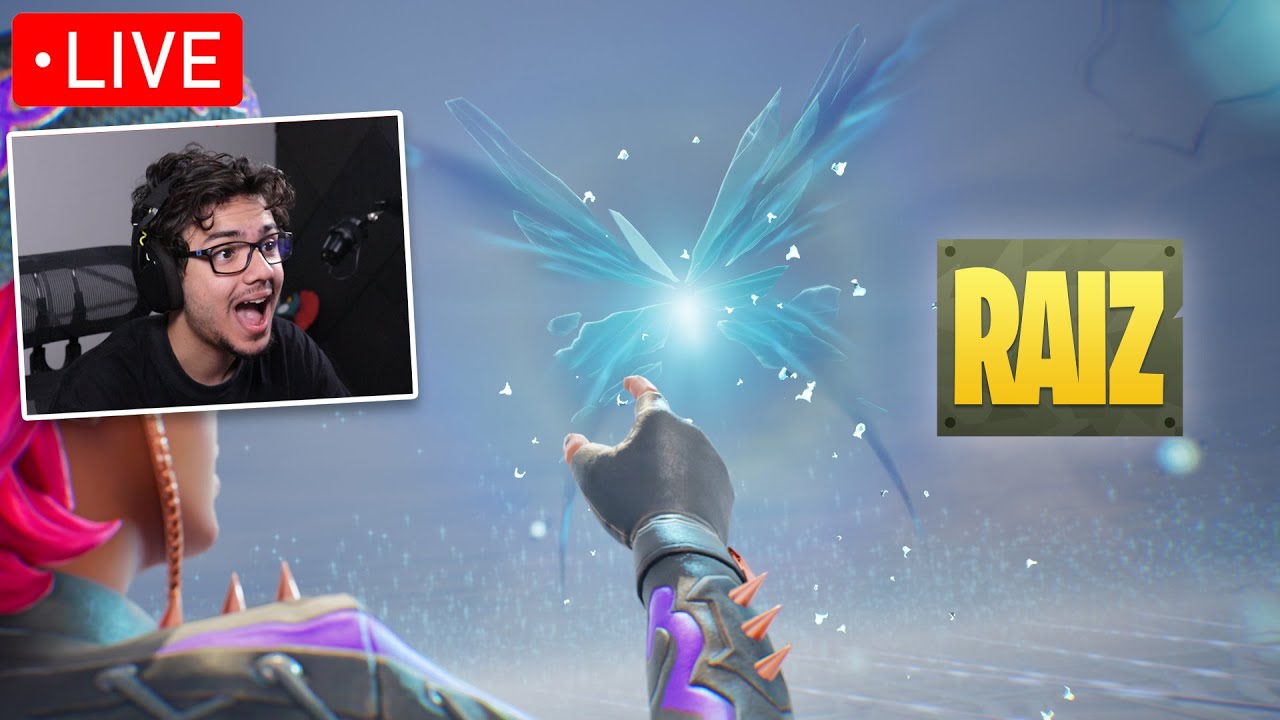 🔴AGORA! EVENTO AO VIVO DO CUBO FORTNITE RAIZ