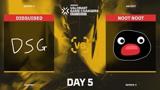 Disguised vs Noot Noot - Verizon VCT Game Changers Series 3 Main Event - Day 1 Map 3