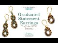 Graduated Statement Earrings - Black Friday Live DIY Jewelry Making Tutorial PotomacBeads