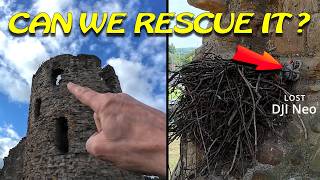 DRONE RESCUE at Flint Castle in Wales - DJI Neo