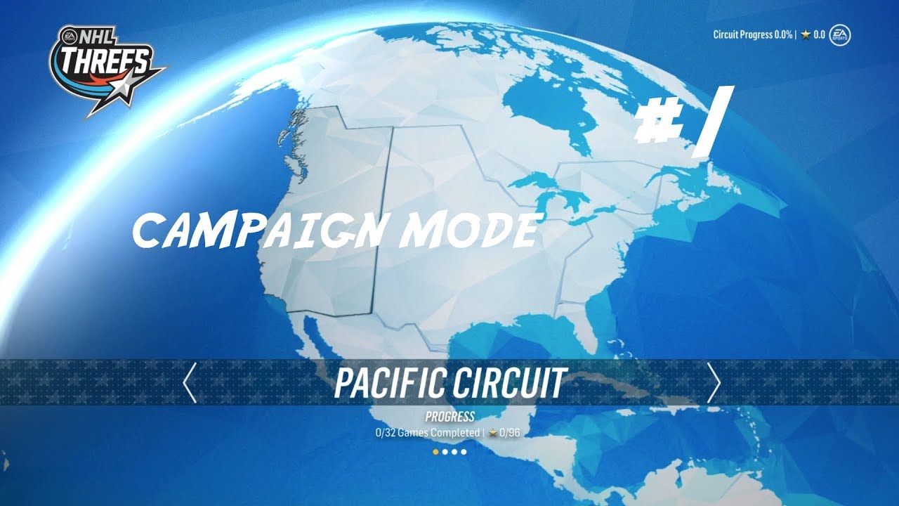 NHL 18 Threes Campaign Mode