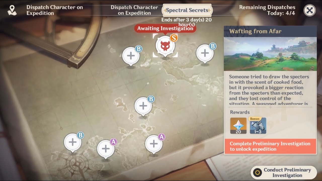 [Genshin Impact] Event - Spectral Secrets | Day 4 - Wafting from Afar (They're Everywhere)