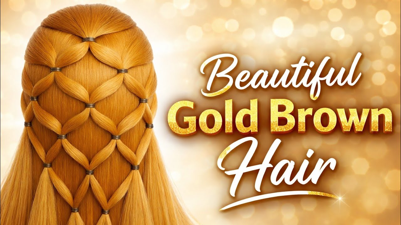 Open Hairstyle for Girls | Attractive Simple New Trending Look | Wedding & Birthday Hairstyle 2026