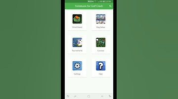 Notebook for Golf Clash Demonstration Wind Assist Opening and launching the widget tool Android