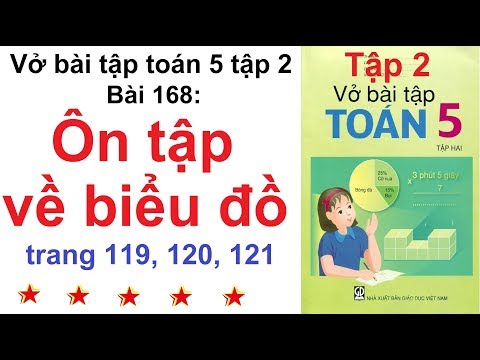 Video Vở bài tập toán lớp 5 - Bài 168 - Ôn tập về biểu đồ... - youtube