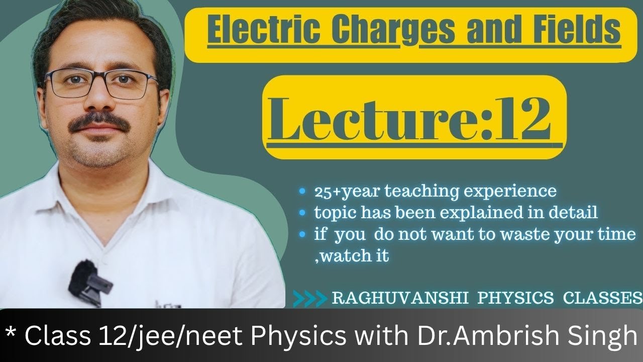 Electrostatics 12 Electric field intensity due to point charge,multiple charges,superposition Princi
