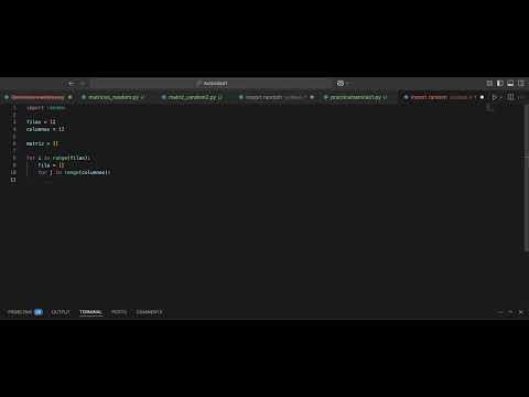 Cómo Crear una Matriz Cuadrada con Números Aleatorios en Python | Tutorial Fácil y Rápido