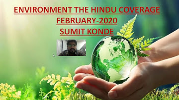 FEB2020 PART2 ENVIRONMENT THE HINDU COVERAGE