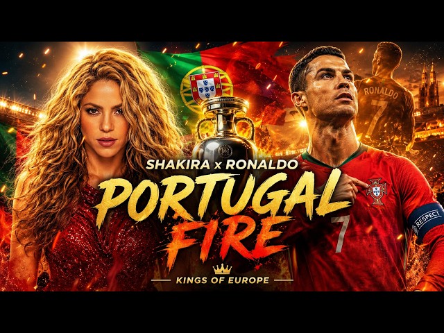SHAKIRA x RONALDO — Portugal Fire (Kings of Europe) | Official Music Video 🏆🇵🇹