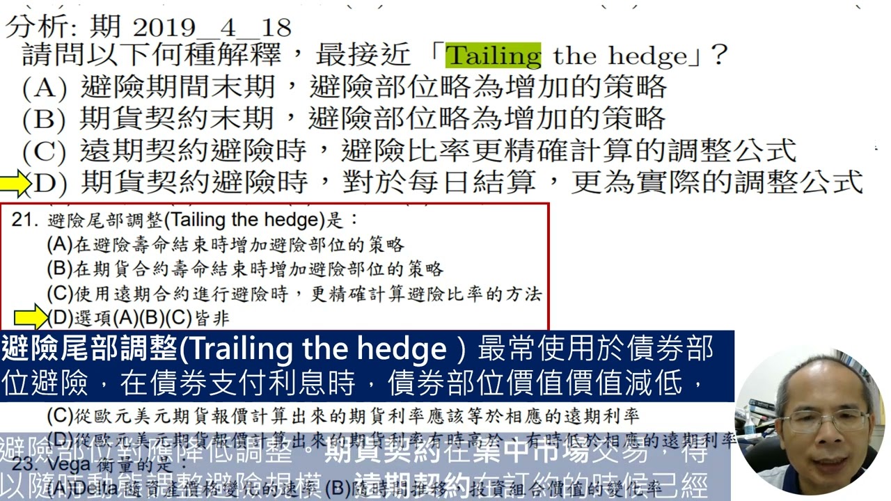 期貨分析人員測驗2024年第一次「衍生性商品風險管理」 | PeoPo 公民新聞