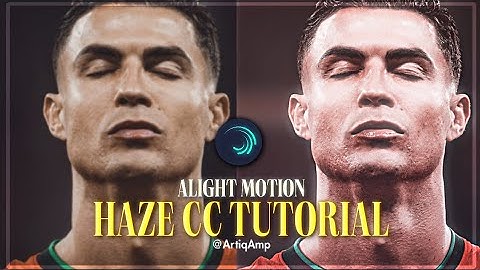 Haze CC Tutorial in Alight motion (+ preset) | @ArtiqAmp 