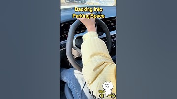 Tutorial on reversing into a parking space #driving #manual #automobile #car #parking#tips #skills