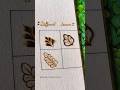 3 Different types of leaves mehndi design hack 🌿 || #mehndi #shorts #easymehndi #viral #mehndi #art