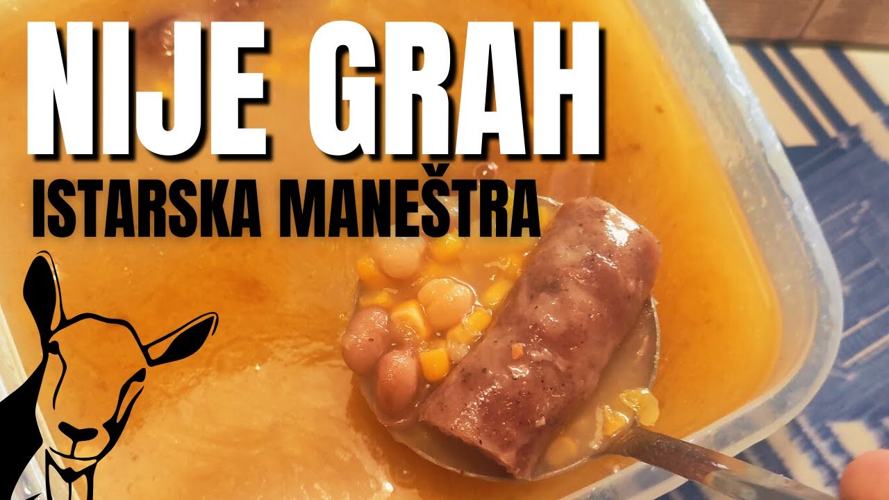 🍲❤️ ISTARSKA MANEŠTRA - Nije Grah! – Tradicionalni Recept None Ljube (80 god.)
