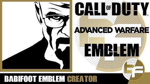COD Advanced Warfare Emblem Tutorial #189 - Breaking Bad Heisenberg