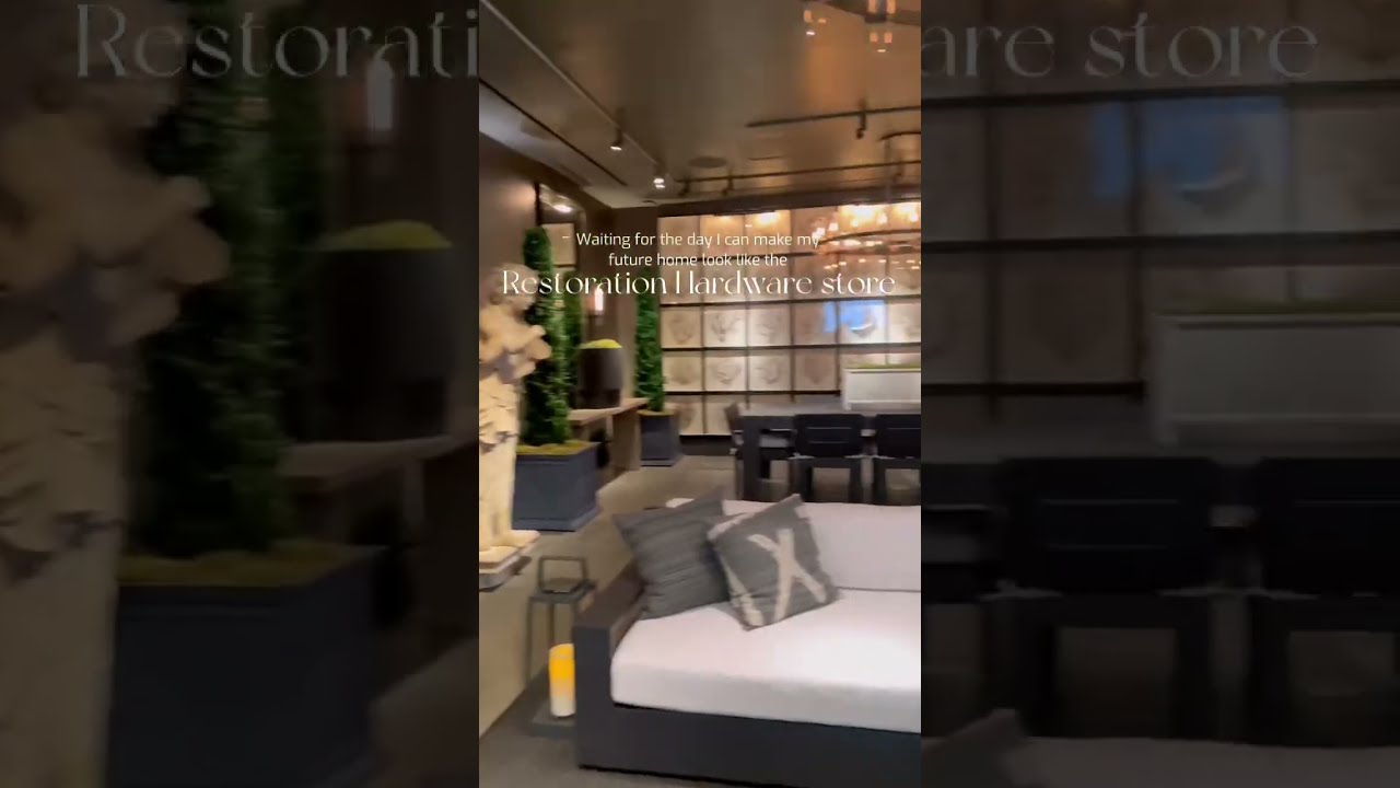 Come With Me To A Restoration Hardware Store In NYC 