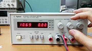 Agilent E3630A adjust test
