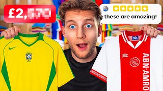 I had £250 to spend on Football Shirts at the UK's BIGGEST FOOTBALL FAIR!