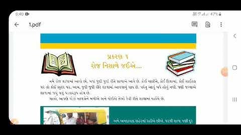 Saurabh Vidyalaya, Himmatnagar Standard-4 Sub- Aaspas Che-1 Part-1/1