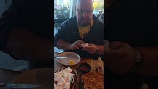 Trying Turkish Lahmacun &amp; Iskender: A Flavor Explosion! #shorts