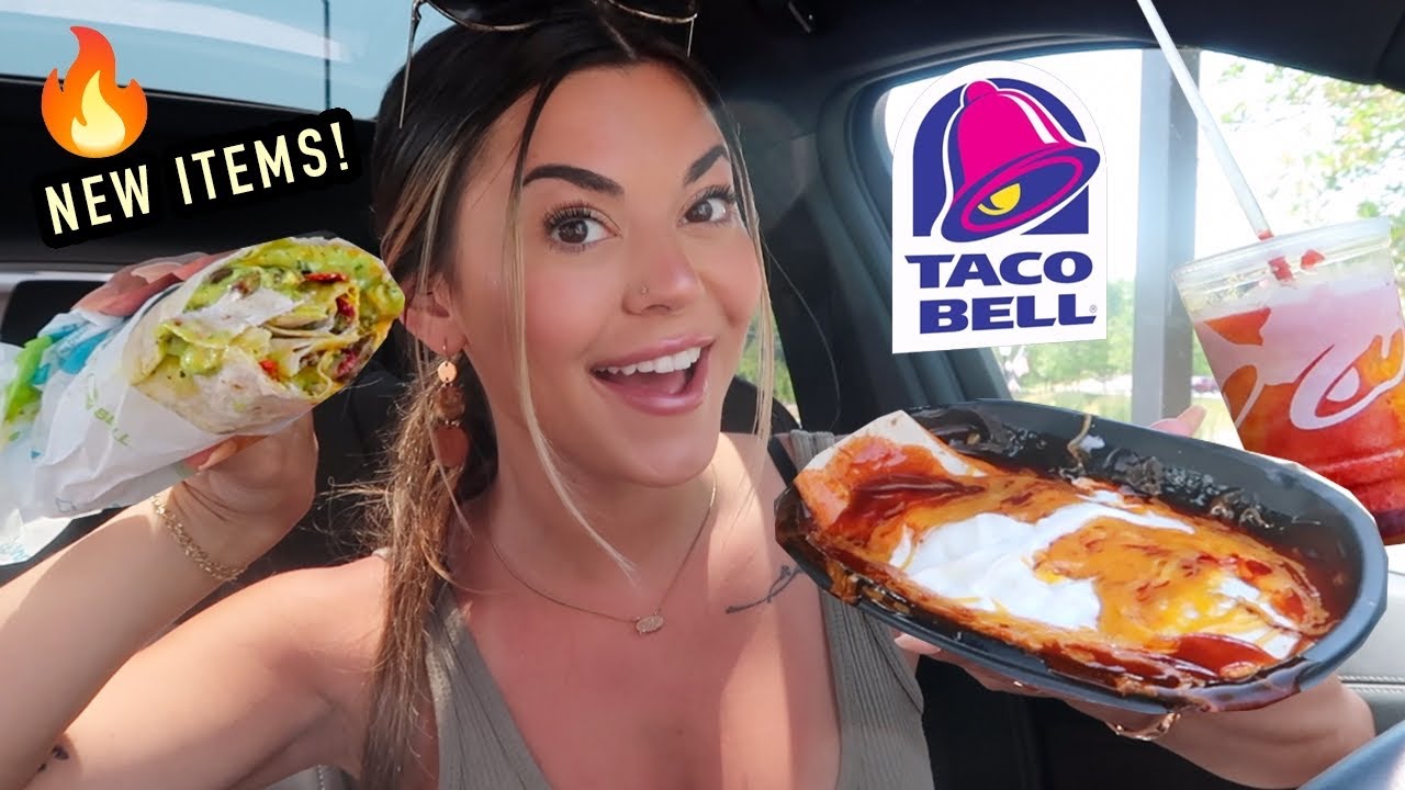 Пробуем НОВЫЕ позиции меню в TACO BELL!!!