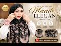 hijab printing mewah elegan disain yura