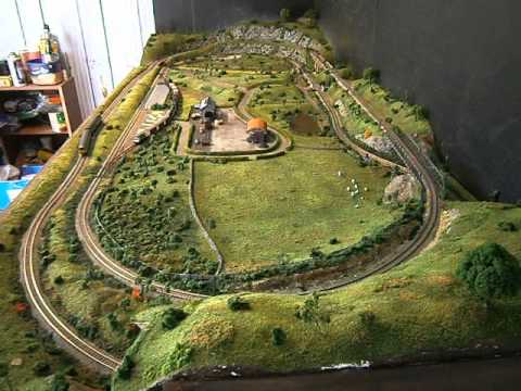 My N Gauge Rural layout so far-23-12-2013. - YouTube