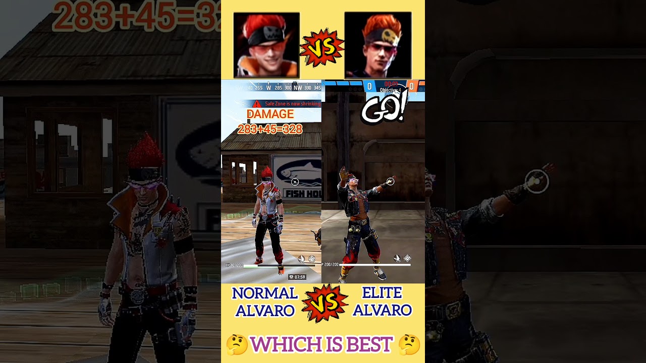 NORMAL ALVARO VS ELITE ALVARO DAMAGE TEST 