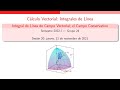 Tema 3 - Integral de Línea de Campo Vectorial; Campo Conservativo