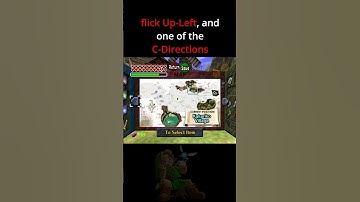 How to do the Equip Swap glitch in Ocarina of Time [Glitch Tutorial] #shorts