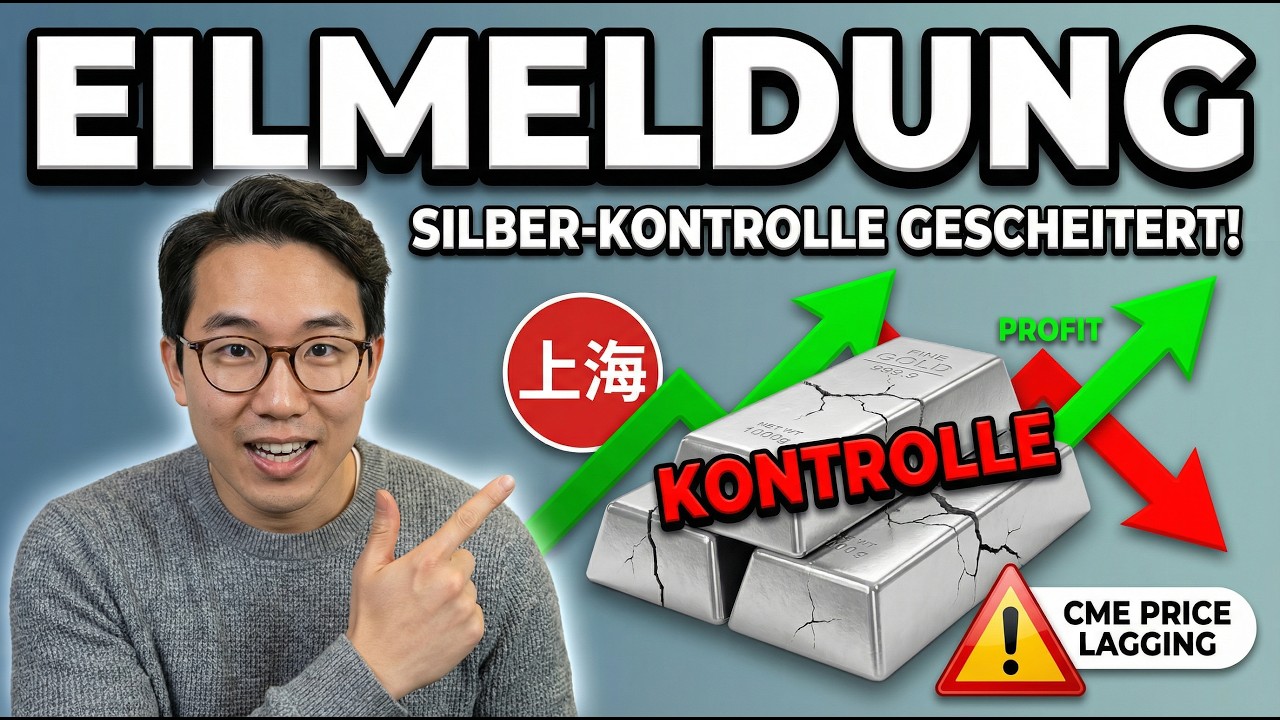 EILMELDUNG: Silber-„Kontrolle“ gescheitert — CME-Lieferangst, Shanghai-Aufschlag